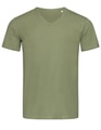 T-shirt V Hals Ben Stedman Stars ST9010 military green
